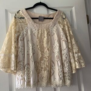 Anthropologie Vanessa Virginia lace blouse